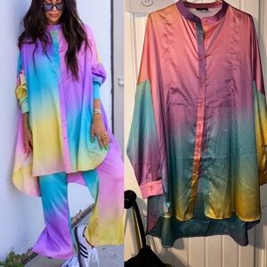 Dressed in Lala satin set